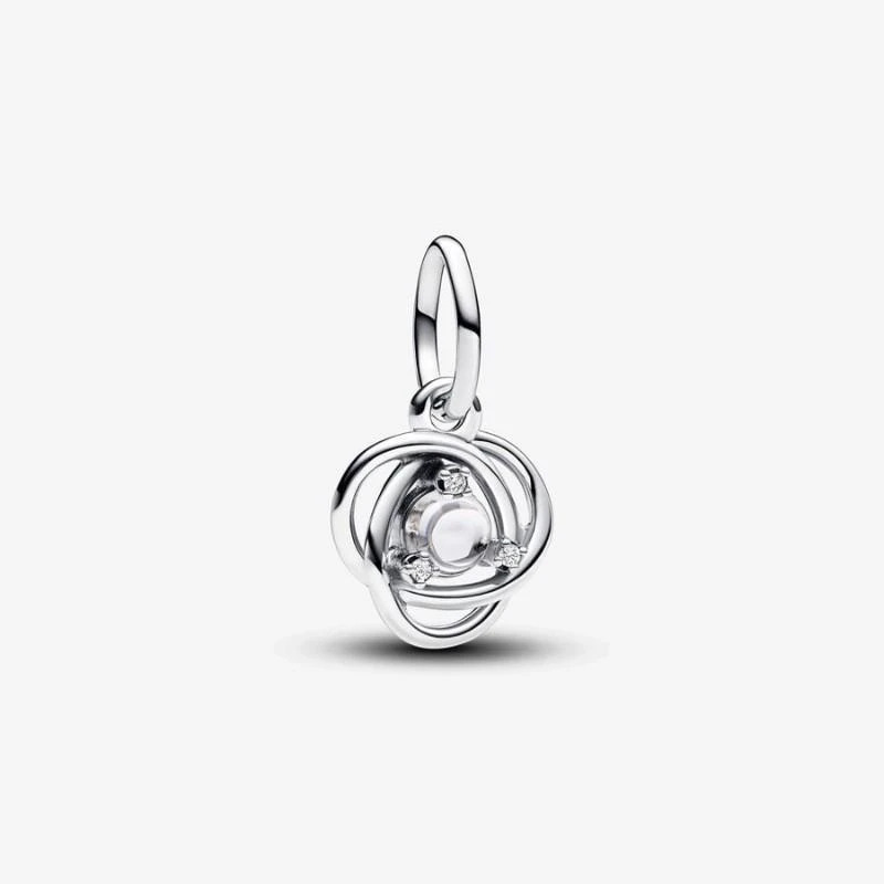 April Eternity Circle Dangle Charm